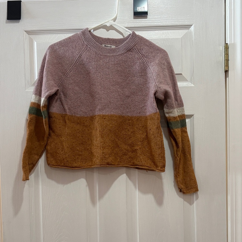 Madewell color block Women's Sweater